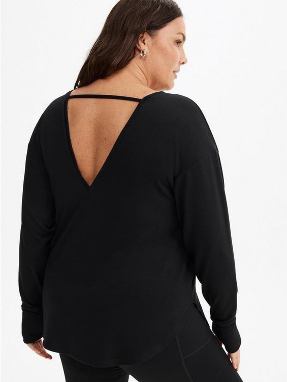 Torrid TRU Lightweight French Terry Long Sleeve Active Top NWOT